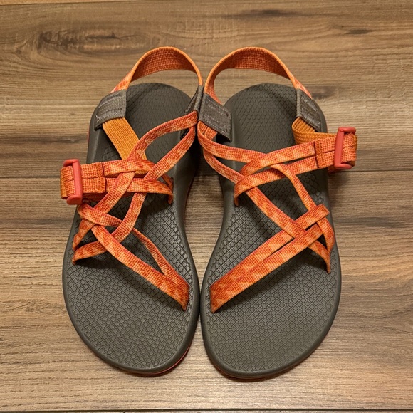 Chaco Shoes - NWOT Chaco Orange and Yellow Rugged Strap Sandal